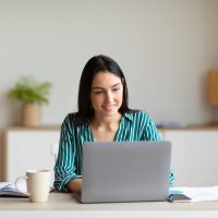 businesswoman working on laptop sitting at workplace in office.jpg businesswoman working on laptop sitting at workplace in office.jpg